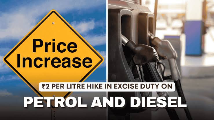 Indian Govt increases excise duty on petrol and diesel by Rs 2