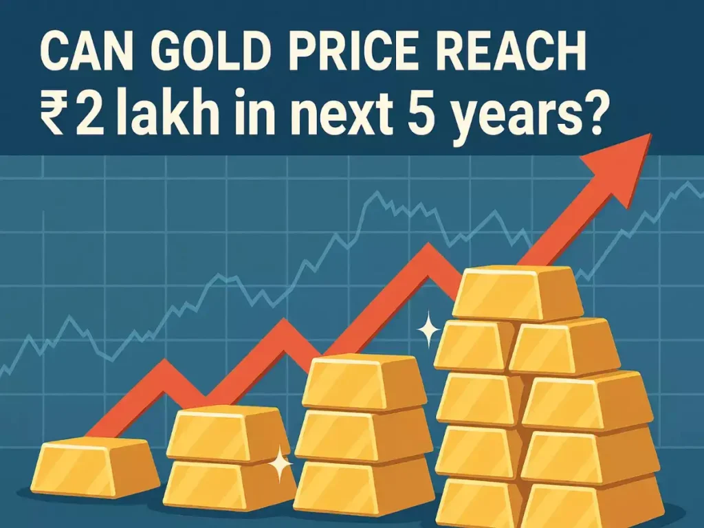 Will price of 10 gm gold reach Rs 2 lakh in 5 years?